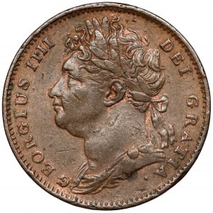 Anglicko, George IV, Farthing 1822