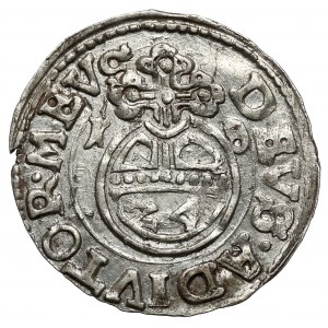 Pomerania, Rugian Princes, Boguslaw XIV, Darlowo penny 1618