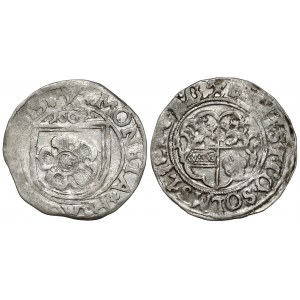 Deutschland, 3 kreuzer 1601-1614, Satz (2Stk)