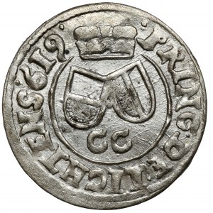 Slezsko, Karl von Liechtenstein, 3 krajcara 1619 CC, Opava