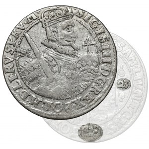 Sigismund III Vasa, Ort Bydgoszcz 1623 - Sächsisch im Oval - B.RZADKI
