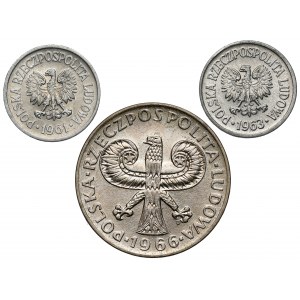 10 groszy i Mała Kolumna 1962-1966 (3szt)