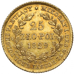 25 polnische Zloty 1829 FH - selten