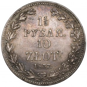 1-1/2 rubla = 10 złotych 1837 MW, Warszawa