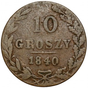 10 groszy 1840 MW - dobový falzifikát