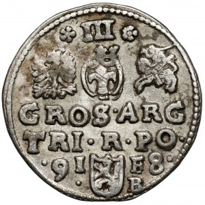 Zygmunt III Waza, Trojak Bydgoszcz 1598 - B nisko
