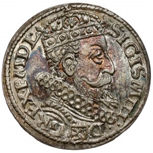 Zygmunt III Waza, Trojak Kraków 1605 - popiersie 1606