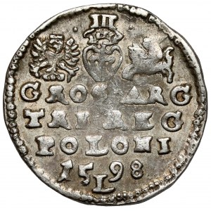 Zygmunt III Waza, Trojak Lublin 1598 - 15L98