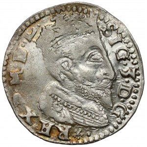 Žigmund III Vasa, Trojak Lublin 1600 - golier - krásny