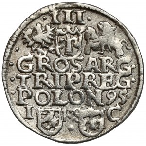 Zygmunt III Waza, Trojak Bydgoszcz 1595 - kula pod FS