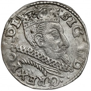 Sigismund III. Wasa, Trojak Poznań 1601 - Buchstabe P