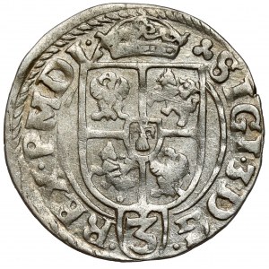 Zikmund III Waza, Półtorak Bydgoszcz 1614 - Úplné datum na obrubě