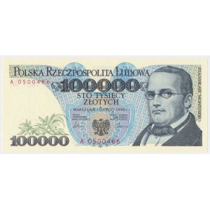 PLN 100.000 1990 - A