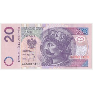 20 złotych 1994 - AA