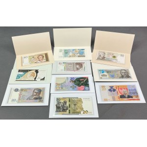 Banknoty kolekcjonerskie z lat 2006-2022 - zestaw (10szt)