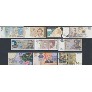 Banknoty kolekcjonerskie z lat 2006-2022 - zestaw (10szt)