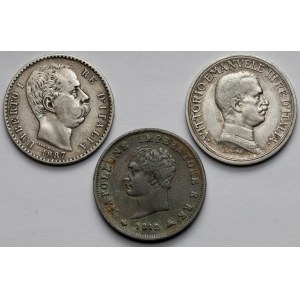 Italy, Soldo - 2 lire 1812-1915, lot (3pcs)