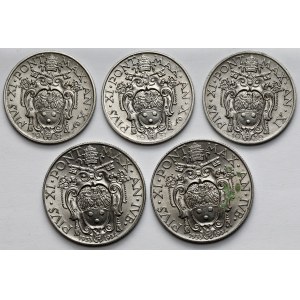 Vatikán, 20-50 centesimi 1931-1934, šarže (5ks)