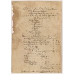 Alte Dokumente aus den Jahren 1758 und 1821 (2 St.)