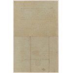 Stare dokumenty z lat 1758 i 1821 (2szt)