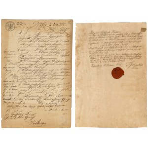 Old documents from 1832 and 1852 (2pc)