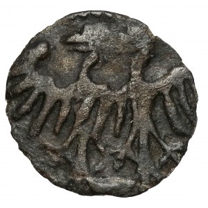 Ladislaus III. Varna, Denarius von Krakau - Doppelprägung - zwei Adler