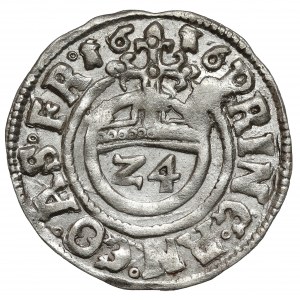 Anhalt, Johann Georg I, Christian I, August, Rudolf a Ludwig, 1/24 taler 1616