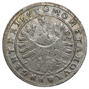 Śląsk, Ludwik IV legnicki, 15 krajcarów 1663, Brzeg