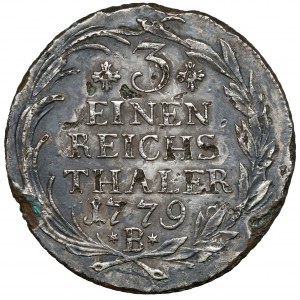 Slezsko, Fridrich II. velký, 1/3 tolaru 1767-B, Vratislav - dobový padělek