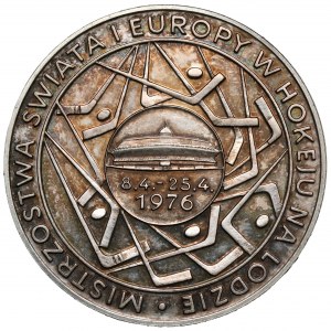 Stříbrná medaile, Mistrovství světa a Evropy v ledním hokeji, Katovice 1976