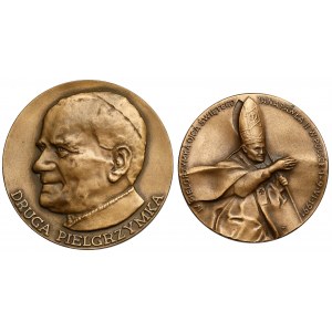 Medale Jan Paweł II, zestaw (2szt)