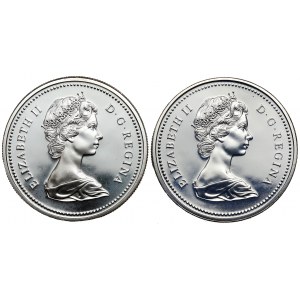 Kanada, dolár 1974-1975, partia (2ks)