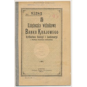 Lemberg, Königreich Galizien und Lodomerien, Einlagebuch der Nationalbank