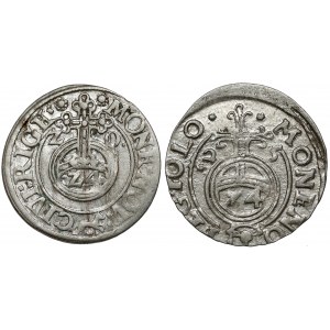 Sigismund III. Vasa, Halbspur Riga 1620 und Bydgoszcz 1625, Satz (2tlg.)