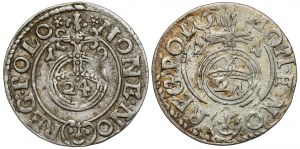 Sigismund III Vasa, Half-track Bydgoszcz 1619-1624, set (2pcs)
