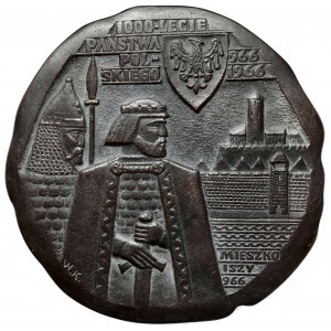 Medal, 1000-lecie Państwa Polskiego 1966 - duży