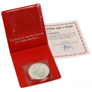 200 zlatých 1982 Ján Pavol II - obyčajná známka - s puzdrom