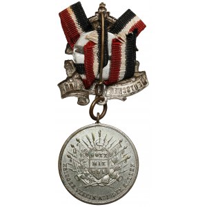 Německo, Wilhelm II, medaile - Krieger Verein auf den Hütten