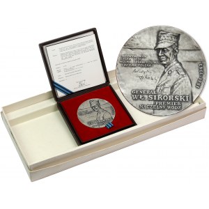 Stříbrná medaile, generál Wł. Sikorski