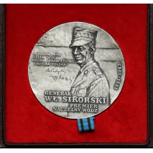 Stříbrná medaile, generál Wł. Sikorski
