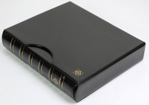 Optima album with Leuchtturm cards for banknotes