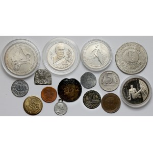Russia and Poland coins + forgeries (15pcs)