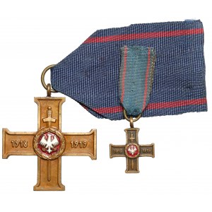 People's Republic of Poland, Greater Poland Uprising Cross + miniature
