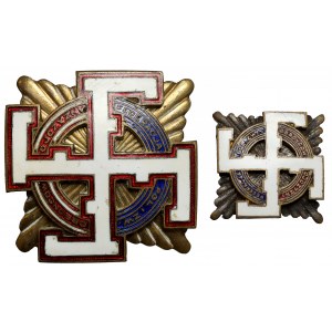 Odznak Federácie poľských zväzov obrancov vlasti [1269] + miniatúra