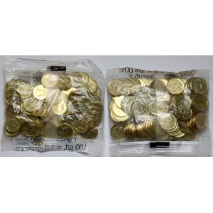 Münzbeutel 1 Penny und 2 Pfennige 2013 Royal Mint (2 Stück)