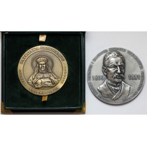 Medaillen, Gustav Zieliński und St. Kinga (2 St.)