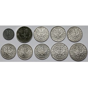 10 fenigov 1917 a 1-50 grošov 1923-1939 (10 ks)