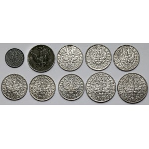 10 fenigów 1917 i 1-50 groszy 1923-1939 (10szt)