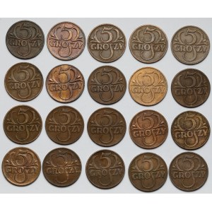 5 pennies 1935-1936 (20pcs)