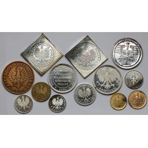 Kopie monet II RP - Parchimowicz, NEFRYT (13szt)